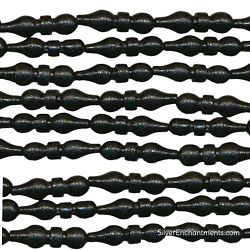 Carved Fancy Designer Black Coral Beads