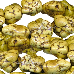 Chartreuse Green Magnesite Nuggets