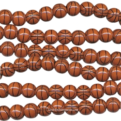 12mm Round Basketball Beads