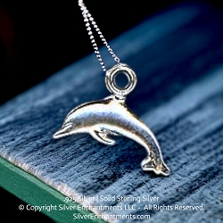 Sterling Dolphin Charm