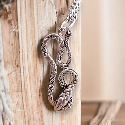 Sterling Silver Snake Pendant