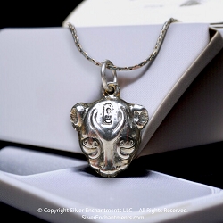 Sterling Silver Sekhmet Charm