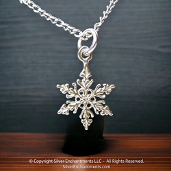 Sterling Silver Snowflake Charm