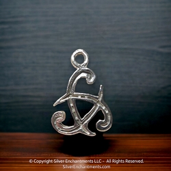 Sterling Silver Celtic Triskellion Charm