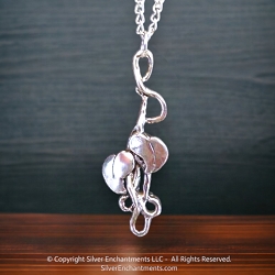 Sterling Silver Celtic Ivy Pendant