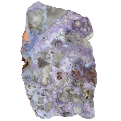 Purple Lace Agate Slab 137mm x 87mm x 6.3mm