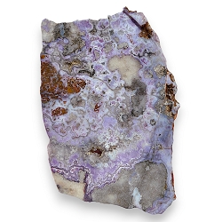 Purple Lace Agate Slab 128mm x 87mm x 6.1mm