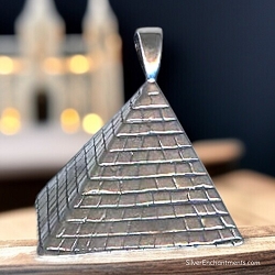 Sterling Silver Pyramid Pendant