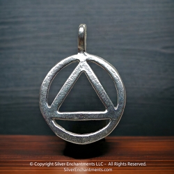 Sterling Silver Sobriety Necklace