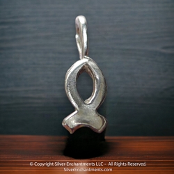 Small Sterling Silver Christian Fish Charm