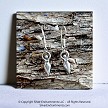 Sterling Silver Small Goddess Earrings 