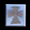 Sterling Silver Triquetra Celtic Cross Pendant 