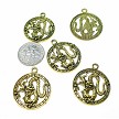 Antique Gold Dragon Pendants 