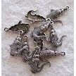 Alligator Charm | Alligator Pendant 25mm x 19mm 