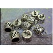 Bali Style Jewelry Braiding Caps, 7mm Opening 