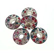 Crystal Studded Rondelle Spacer Bead 
