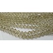 6mm Crystal Light Topaz Bicone Beads 