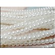 6mm White Glass Pearls 