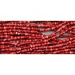 4mm Red Gemstone Heishe Beads 
