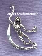 Sterling Silver Moon Goddess 