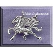 Sterling Silver Bailed Flying Pegasus Pendant 