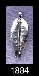 Sterling Silver Beader-Bailed Leaf with Berry 