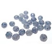 Czech Glass Beads, Silver Blue Mist, 8mm Round (25) 