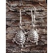 This is how this item looks when made into Earrings! 
