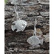 Sterling Silver Tropical Fish Earrings 