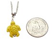 Magnesite Gemstone Turtle Pendant 