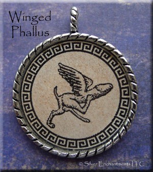 Flying Penis Pendant 