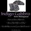 Indigo Gabbro from Madagascar 