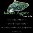 Moss Agate from India 
