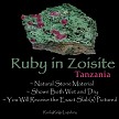 Natural Ruby in Zoisite from Tanzania 