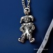 Silver Clown Necklace 