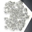 20 Silver Hand Made Jewelry Tags 