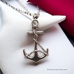 Silver Anchor Necklace 