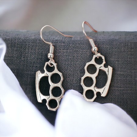 Brass Knuckle Earrings 