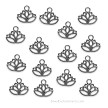 Silver Lotus Charms 