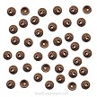 7mm Copper Swirl Bead Caps 
