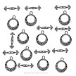 Silver Art Deco Toggle Clasps Fancy 