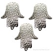 Wholesale Silver Hamsa Connectors Hand Jewelry Findings 45x35mm 