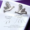 Double sided Bird Earrings 