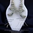 Silver Arabian Sword Earrings 