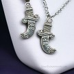 Silver Arabian Sword Necklace 