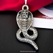 Large Silver Cobra Necklace 