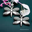 Silver Dragonfly Earrings 