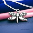 Silver Dragonfly Necklace 