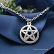 Silver Classic Pentagram Necklace 