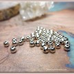 3.75mm Silver Ball Beads Small Round Beads 